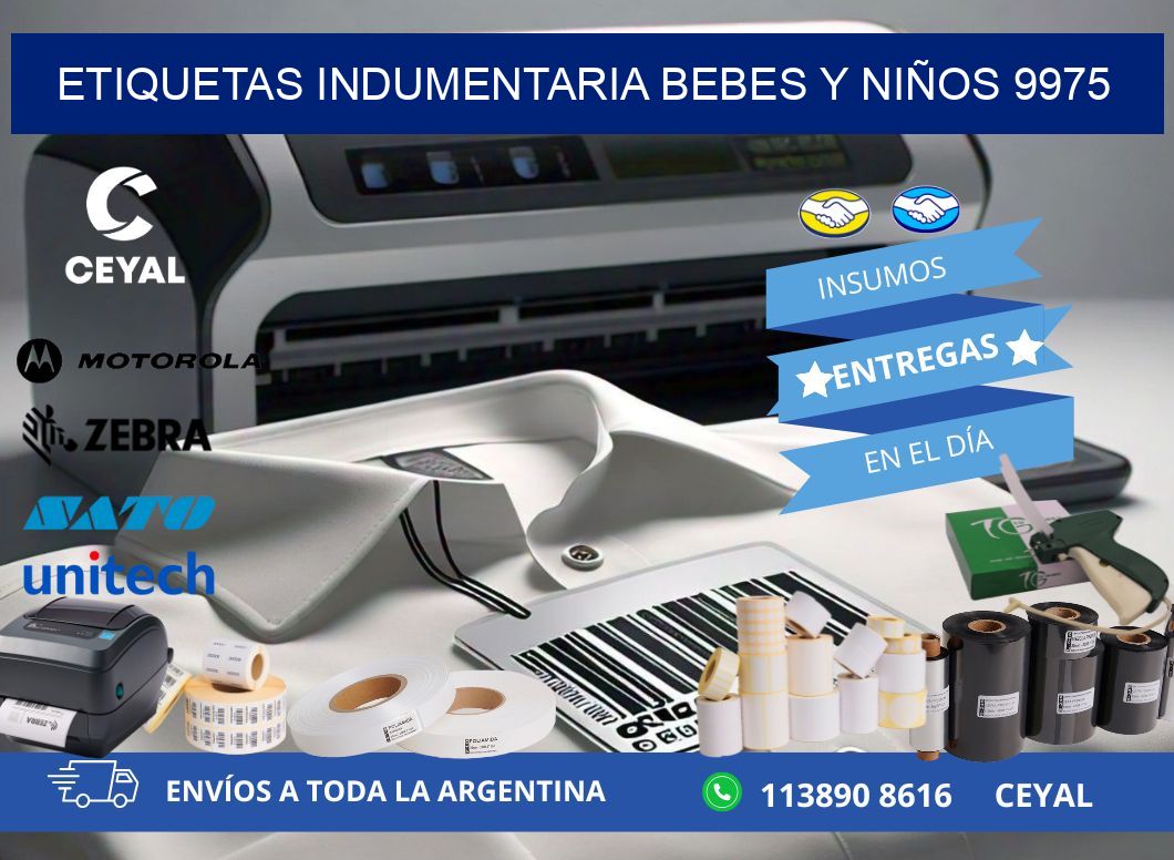 ETIQUETAS INDUMENTARIA BEBES Y NIÑOS 9975
