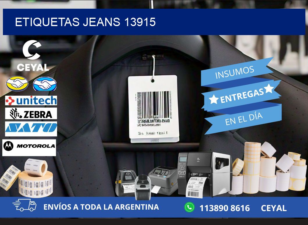 ETIQUETAS JEANS 13915