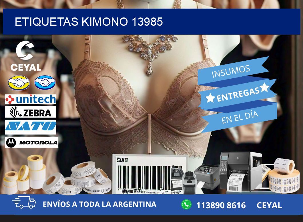 ETIQUETAS KIMONO 13985