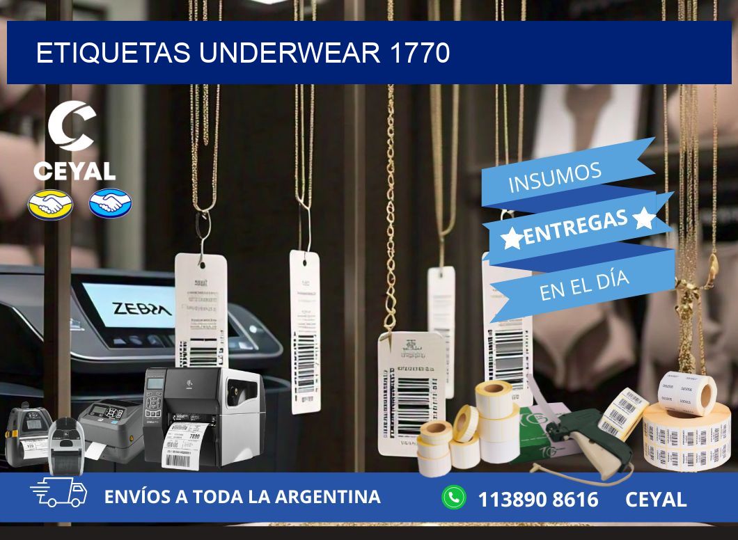ETIQUETAS UNDERWEAR 1770