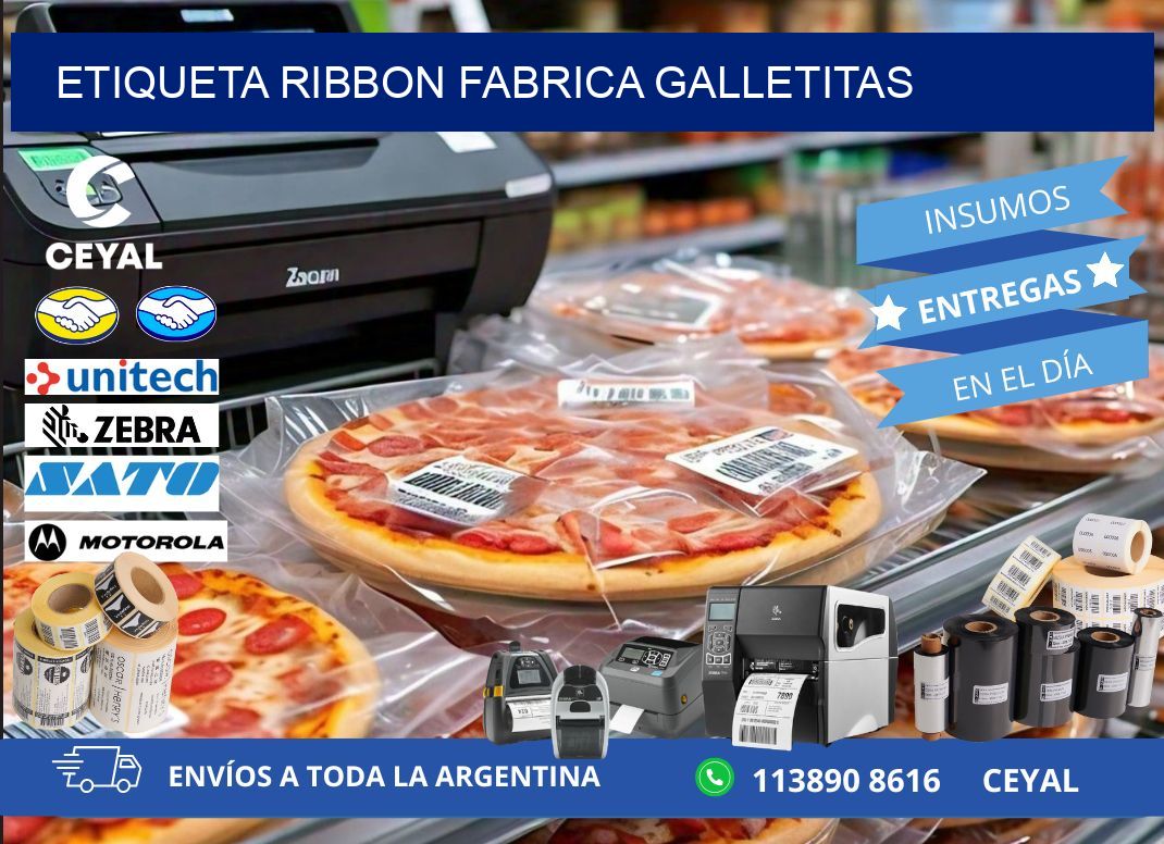 ETIQUETA RIBBON FABRICA GALLETITAS