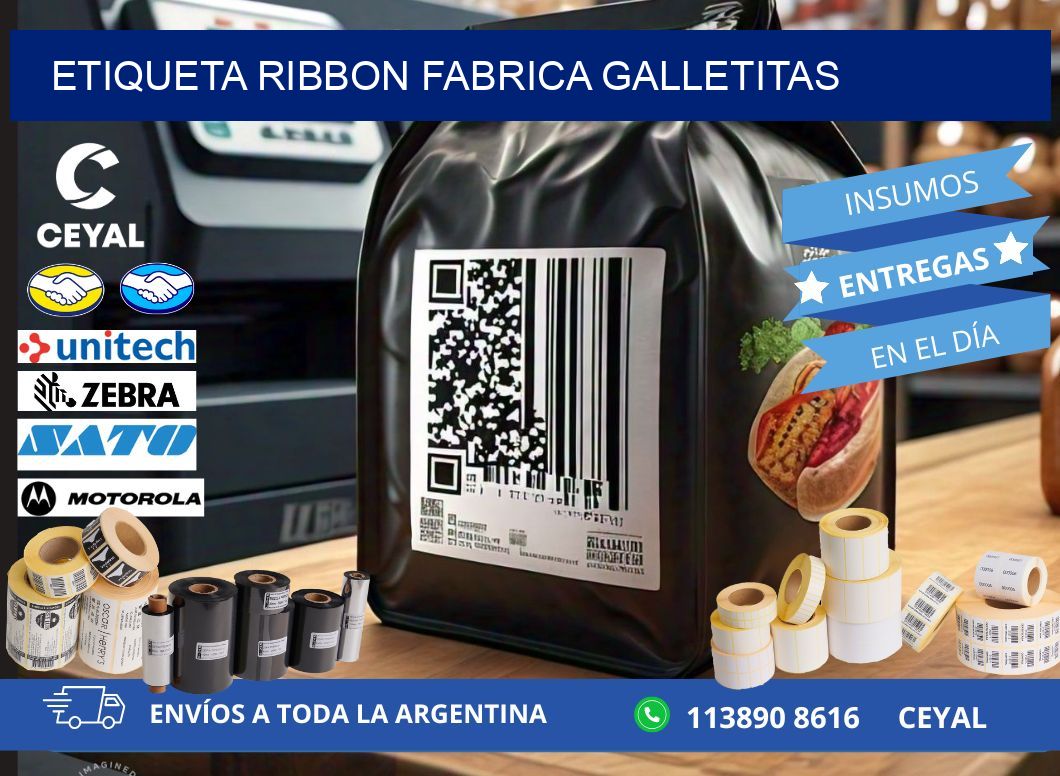ETIQUETA RIBBON FABRICA GALLETITAS