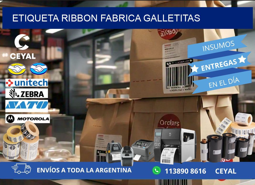 ETIQUETA RIBBON FABRICA GALLETITAS