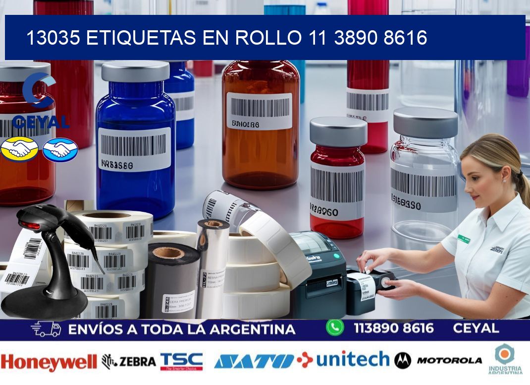 13035 ETIQUETAS EN ROLLO 11 3890 8616