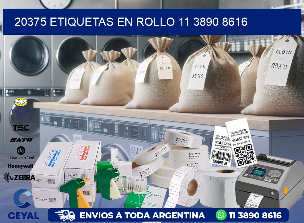 20375 ETIQUETAS EN ROLLO 11 3890 8616