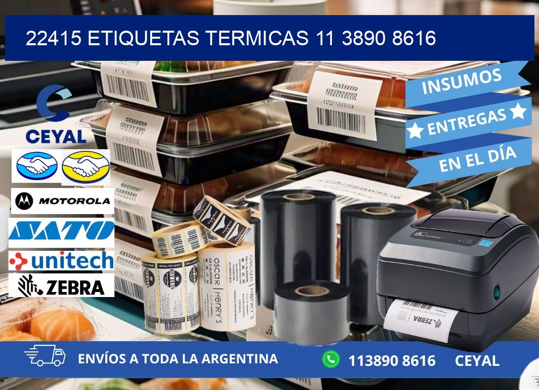 22415 ETIQUETAS TERMICAS 11 3890 8616