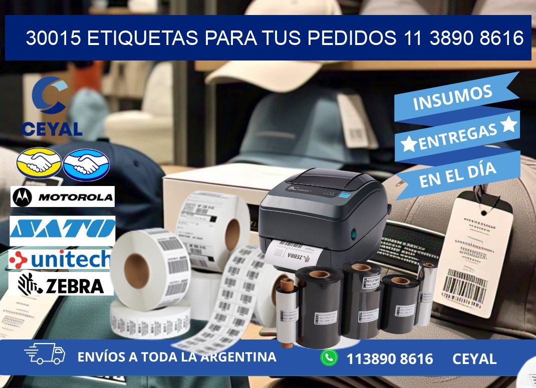30015 ETIQUETAS PARA TUS PEDIDOS 11 3890 8616