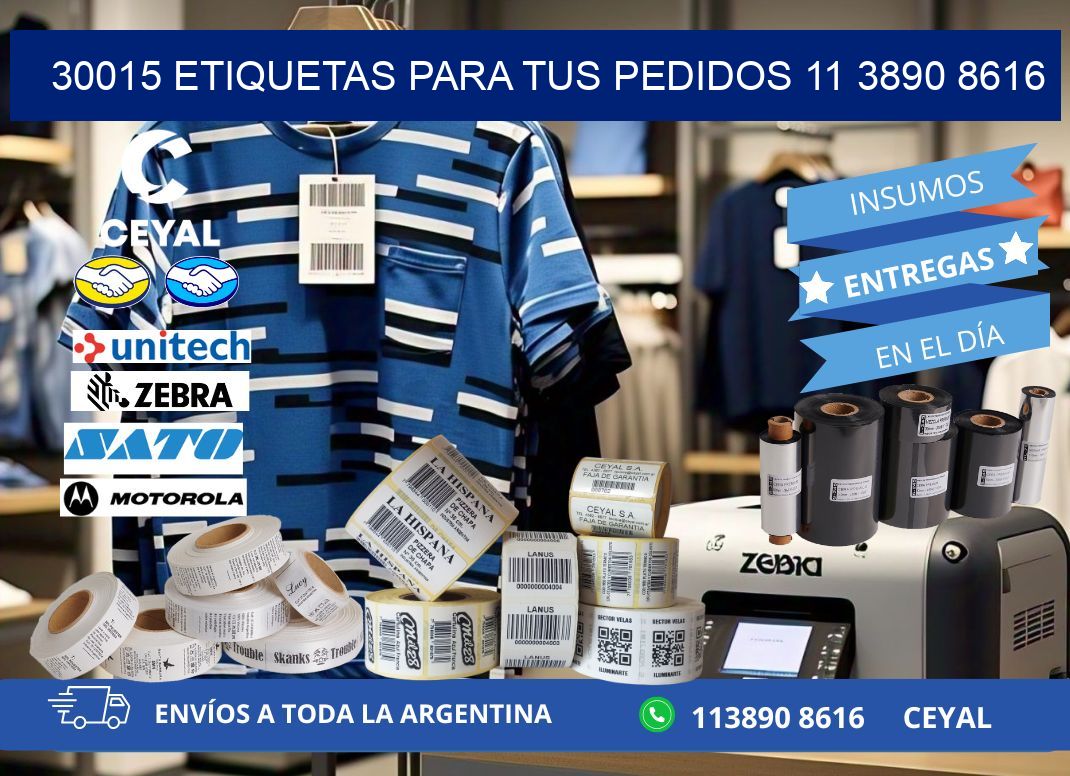 30015 ETIQUETAS PARA TUS PEDIDOS 11 3890 8616
