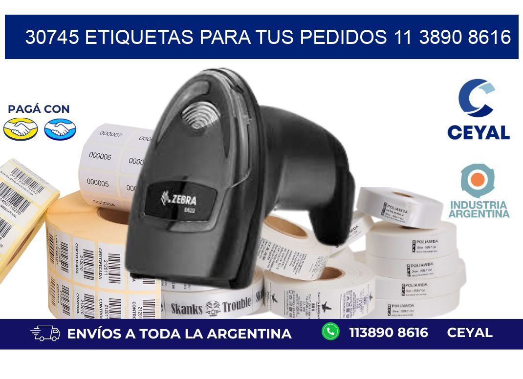 30745 ETIQUETAS PARA TUS PEDIDOS 11 3890 8616