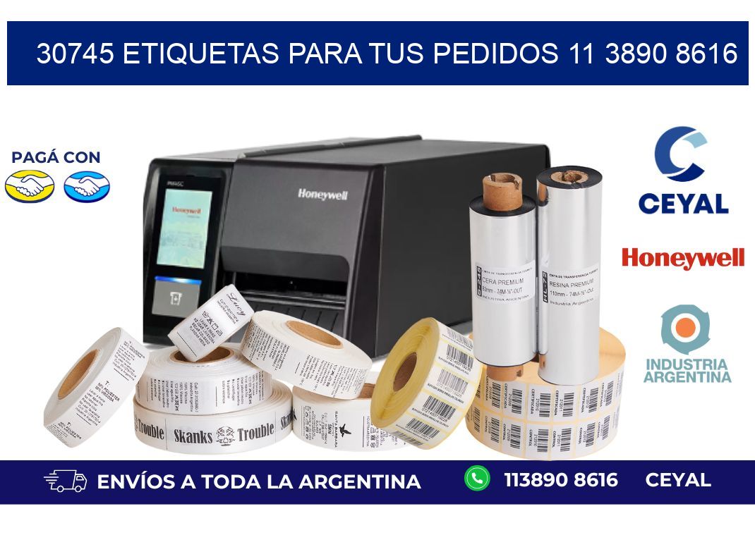 30745 ETIQUETAS PARA TUS PEDIDOS 11 3890 8616
