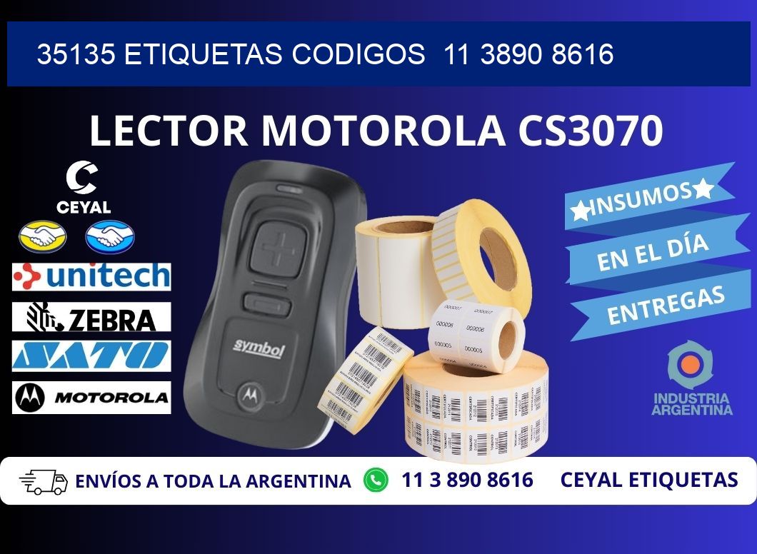 35135 ETIQUETAS CODIGOS  11 3890 8616