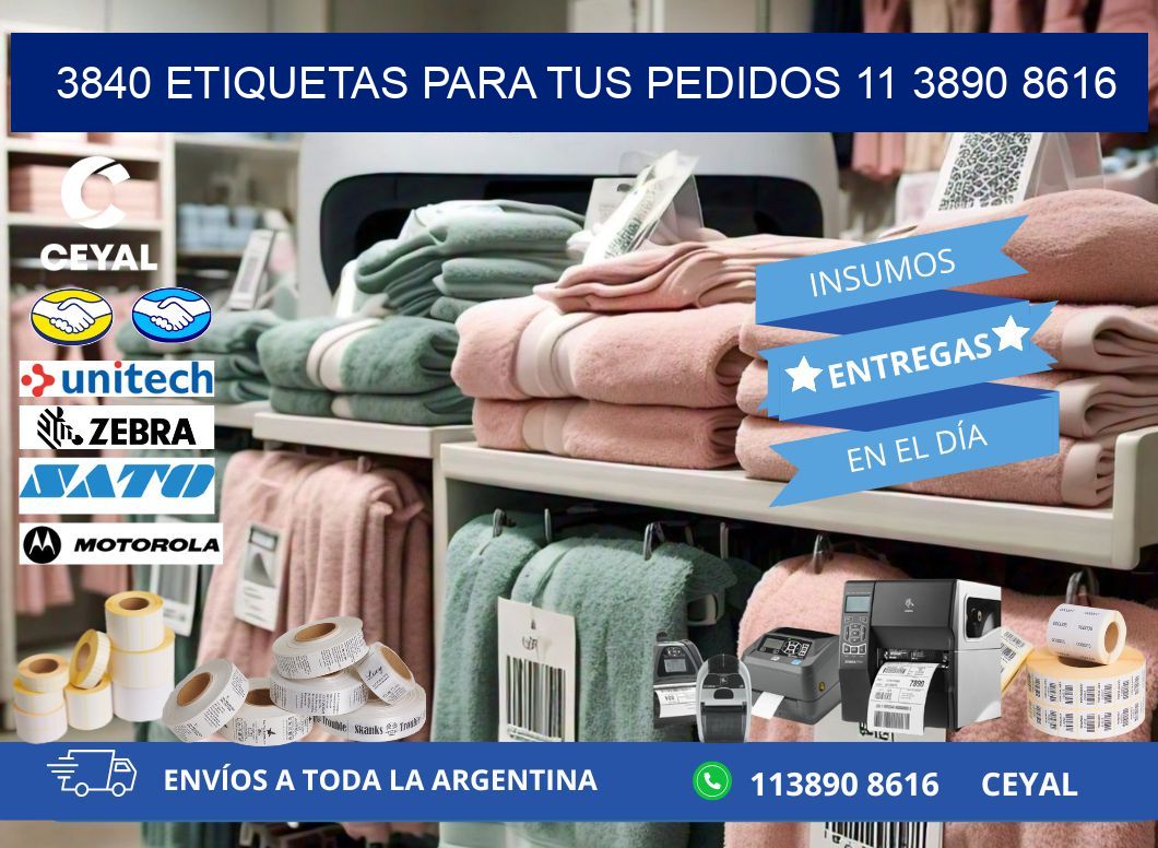 3840 ETIQUETAS PARA TUS PEDIDOS 11 3890 8616