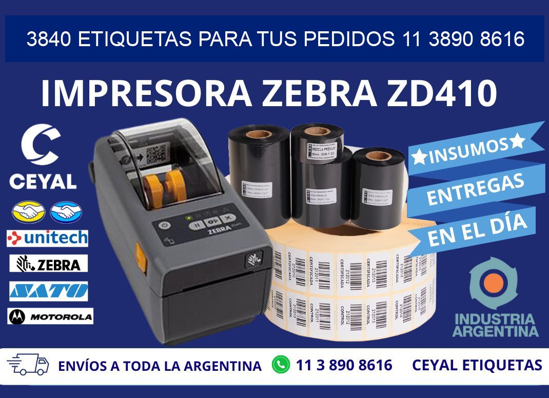 3840 ETIQUETAS PARA TUS PEDIDOS 11 3890 8616
