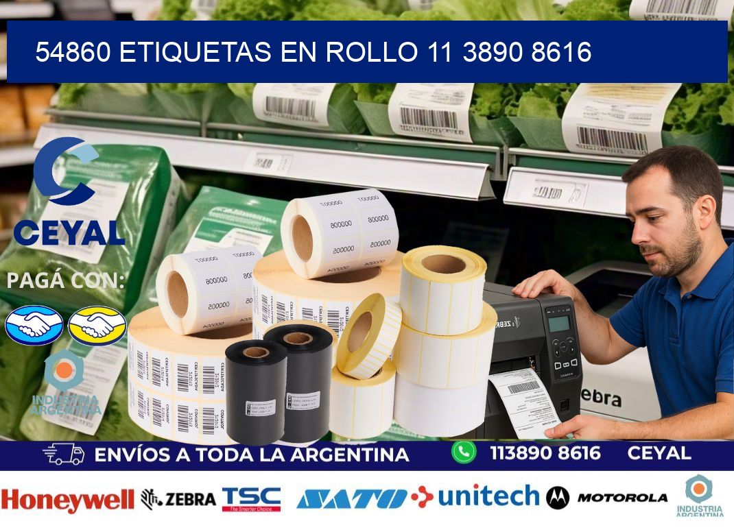 54860 ETIQUETAS EN ROLLO 11 3890 8616