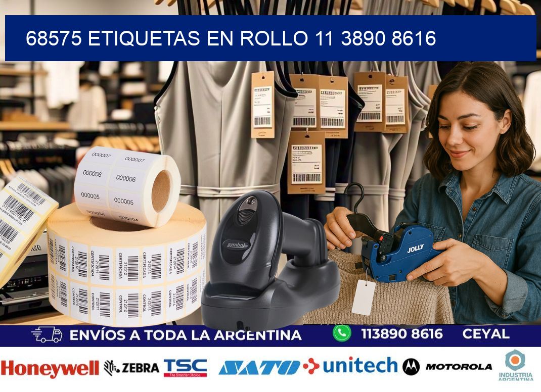 68575 ETIQUETAS EN ROLLO 11 3890 8616