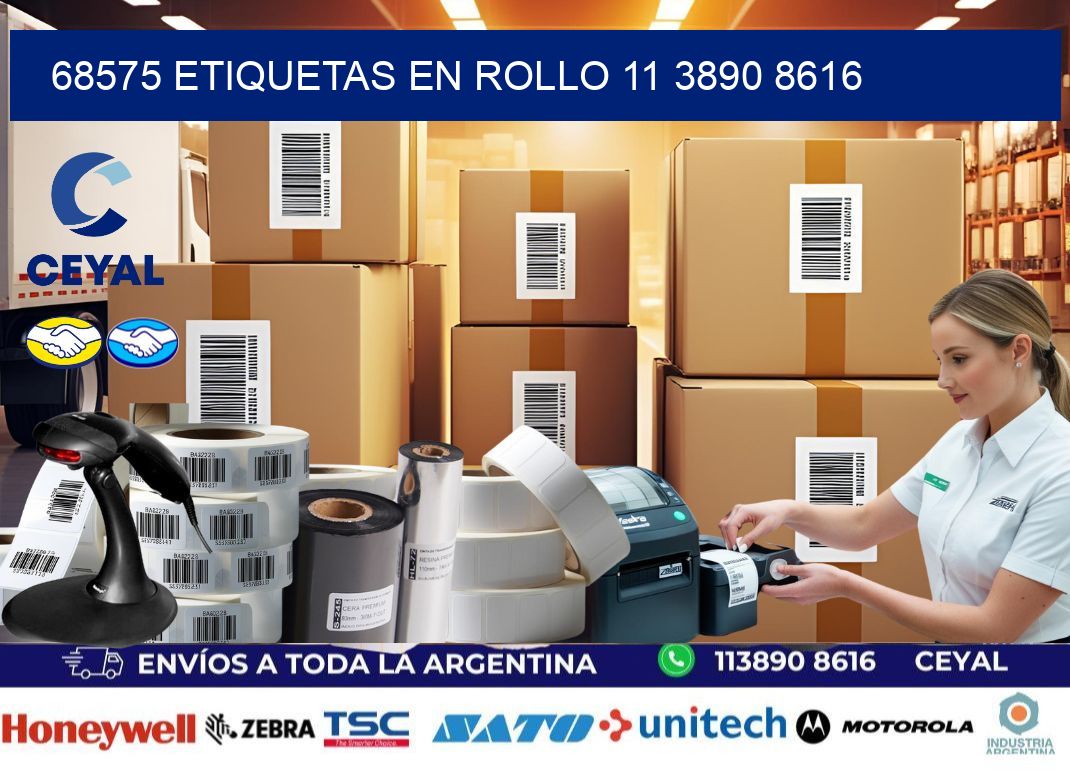 68575 ETIQUETAS EN ROLLO 11 3890 8616
