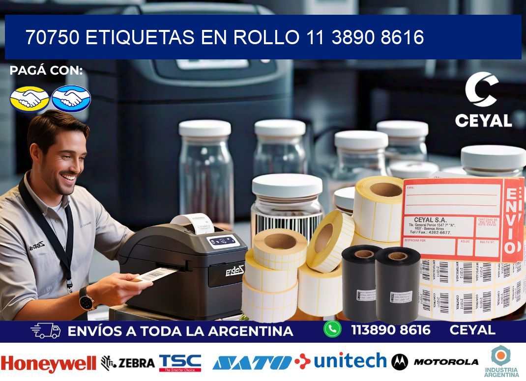 70750 ETIQUETAS EN ROLLO 11 3890 8616