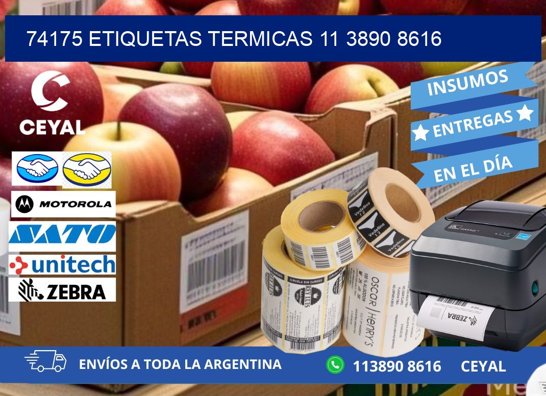 74175 ETIQUETAS TERMICAS 11 3890 8616