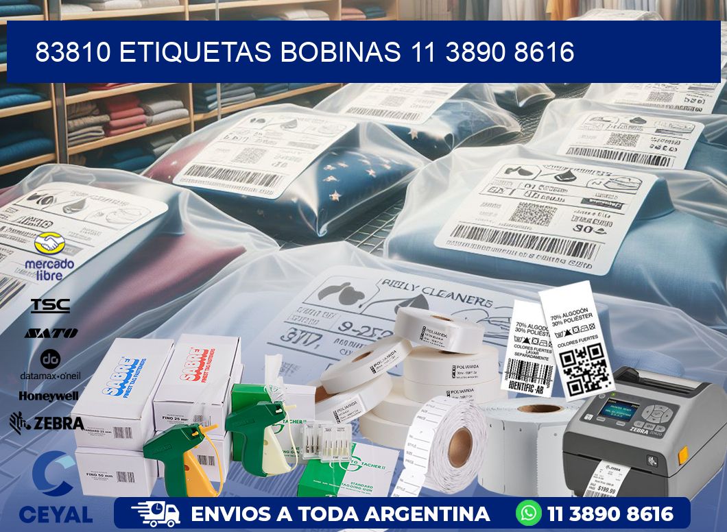83810 ETIQUETAS BOBINAS 11 3890 8616