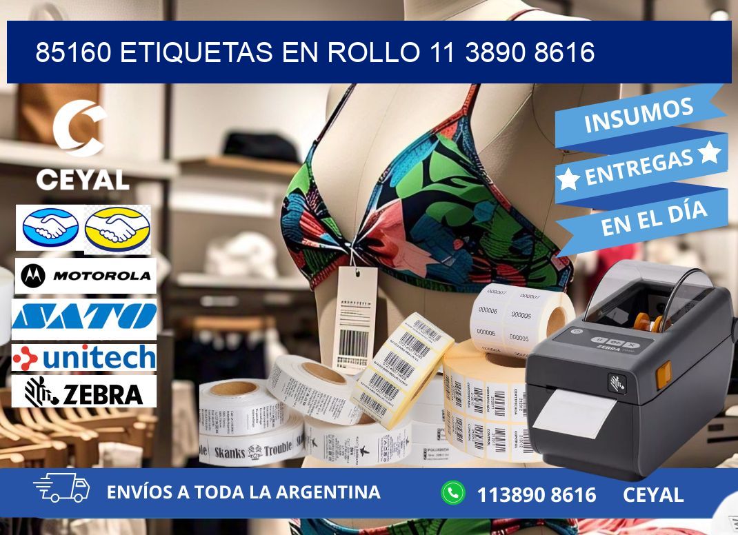 85160 ETIQUETAS EN ROLLO 11 3890 8616