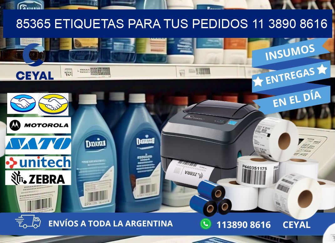 85365 ETIQUETAS PARA TUS PEDIDOS 11 3890 8616