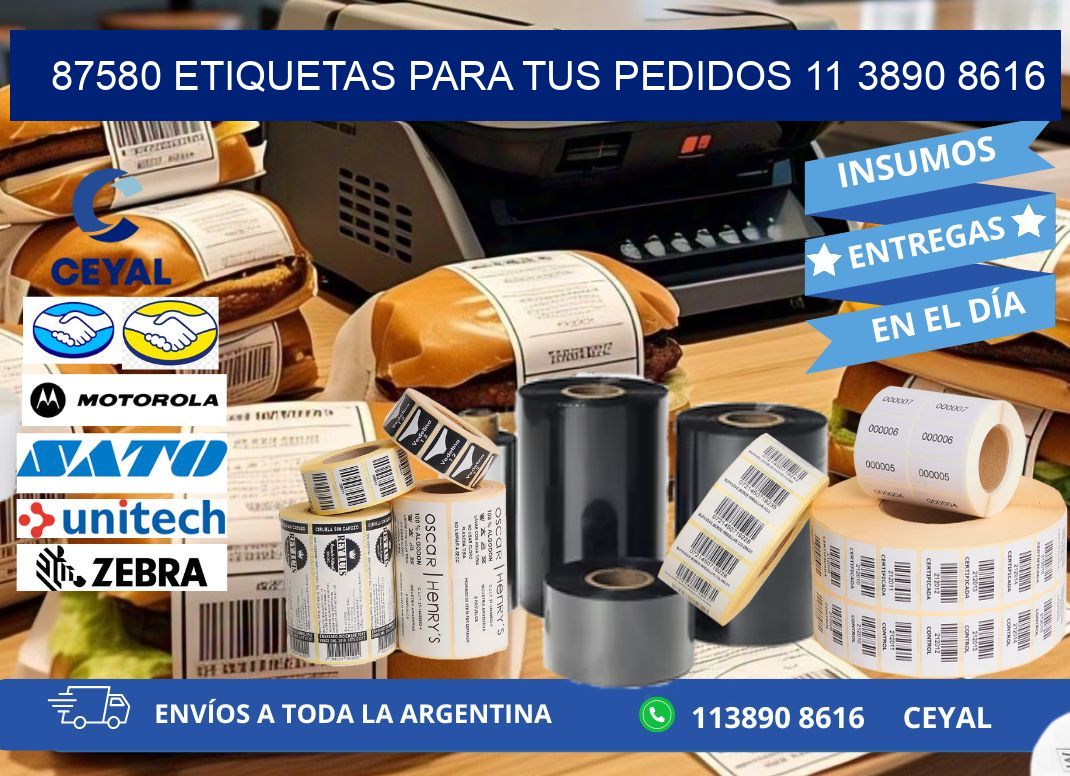 87580 ETIQUETAS PARA TUS PEDIDOS 11 3890 8616