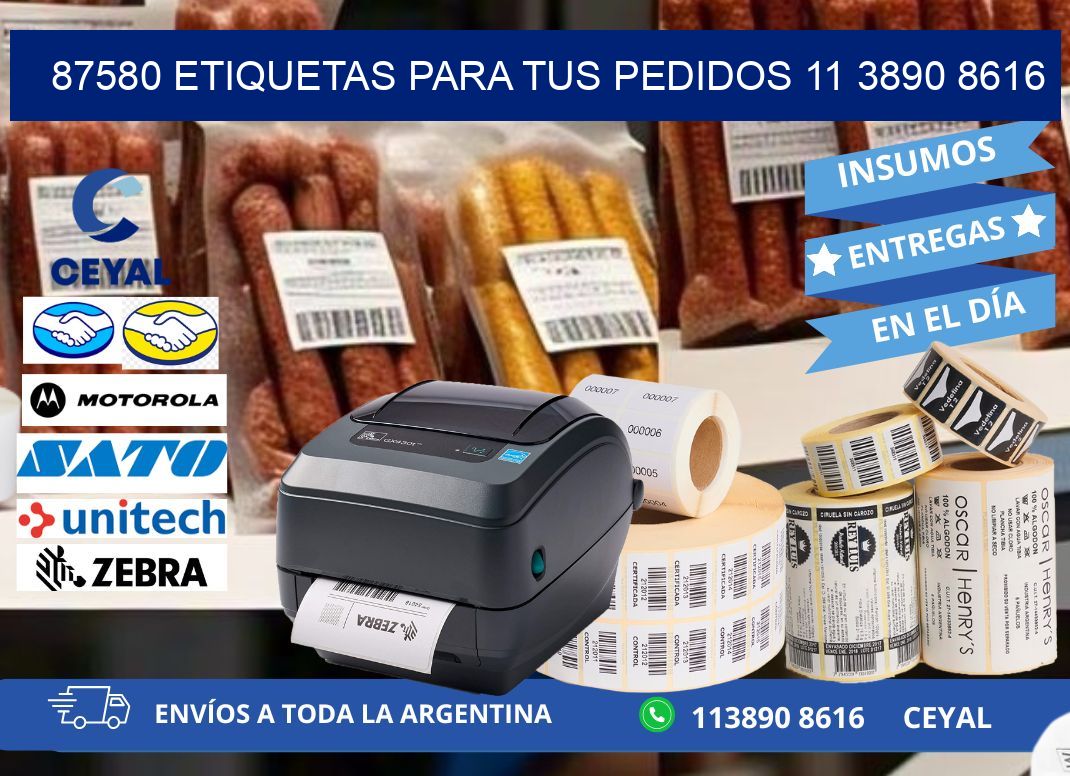 87580 ETIQUETAS PARA TUS PEDIDOS 11 3890 8616
