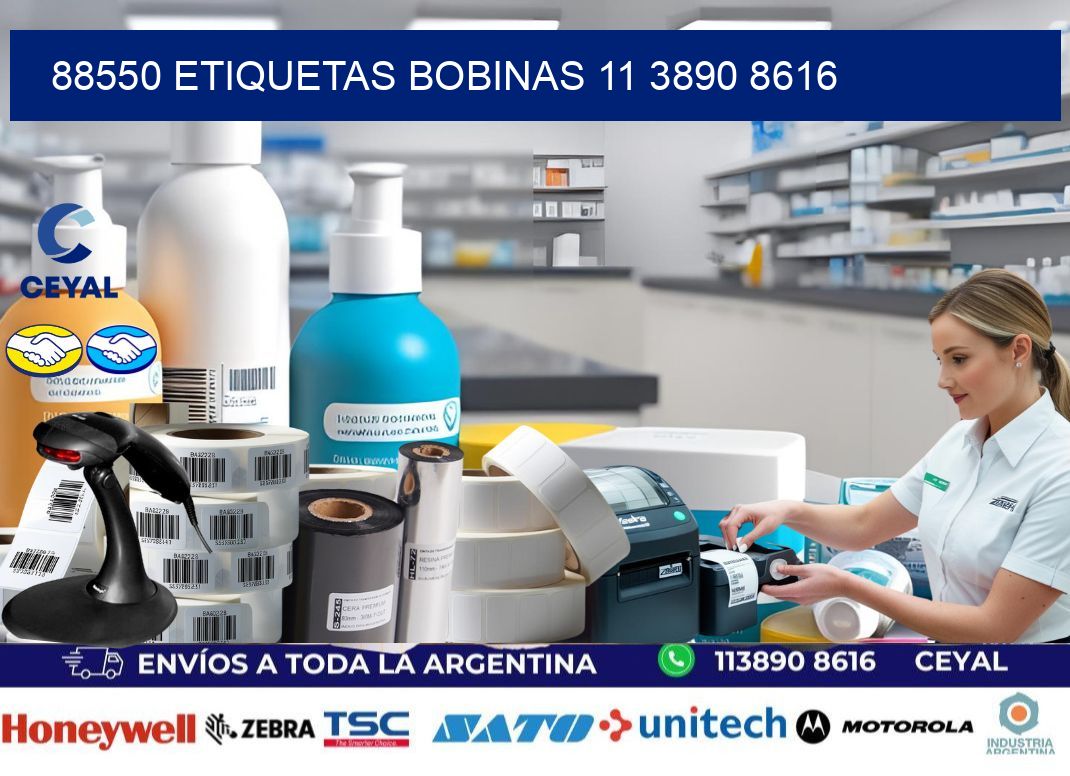 88550 ETIQUETAS BOBINAS 11 3890 8616