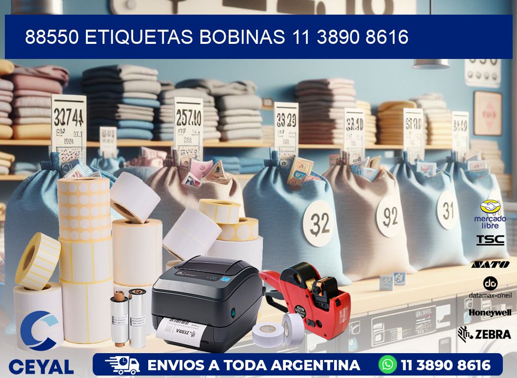 88550 ETIQUETAS BOBINAS 11 3890 8616