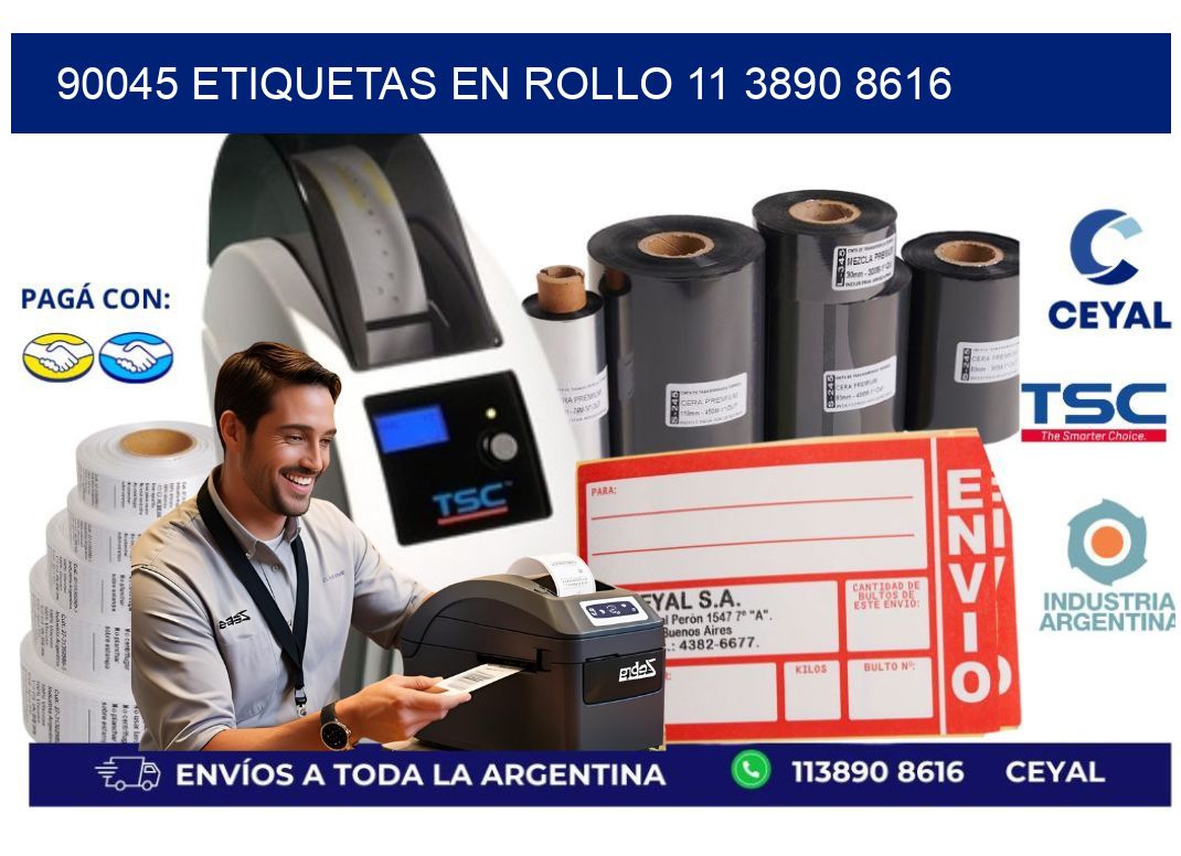 90045 ETIQUETAS EN ROLLO 11 3890 8616