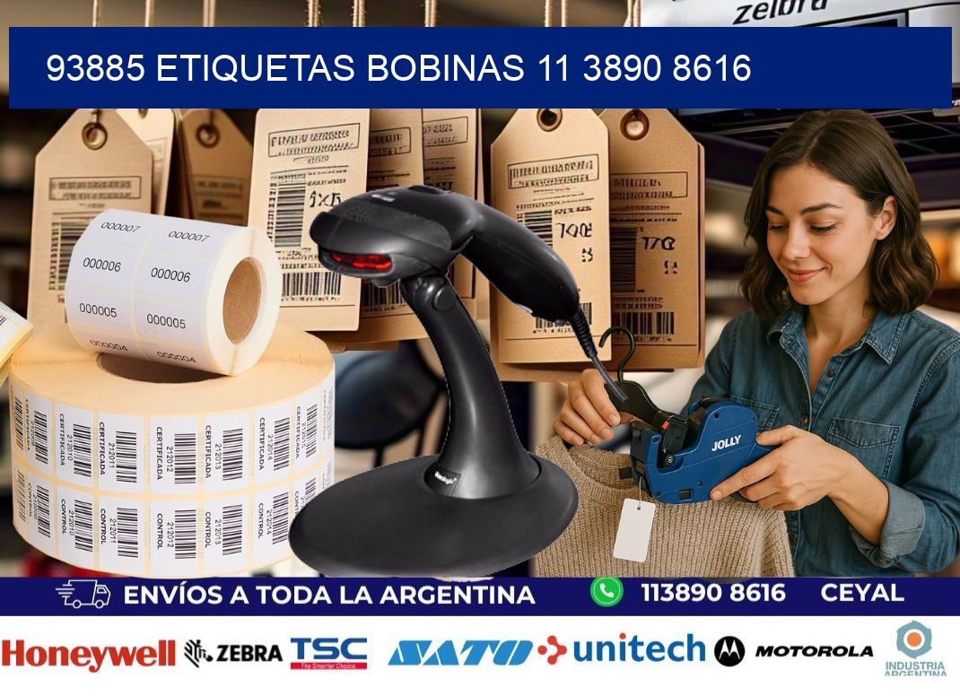 93885 ETIQUETAS BOBINAS 11 3890 8616