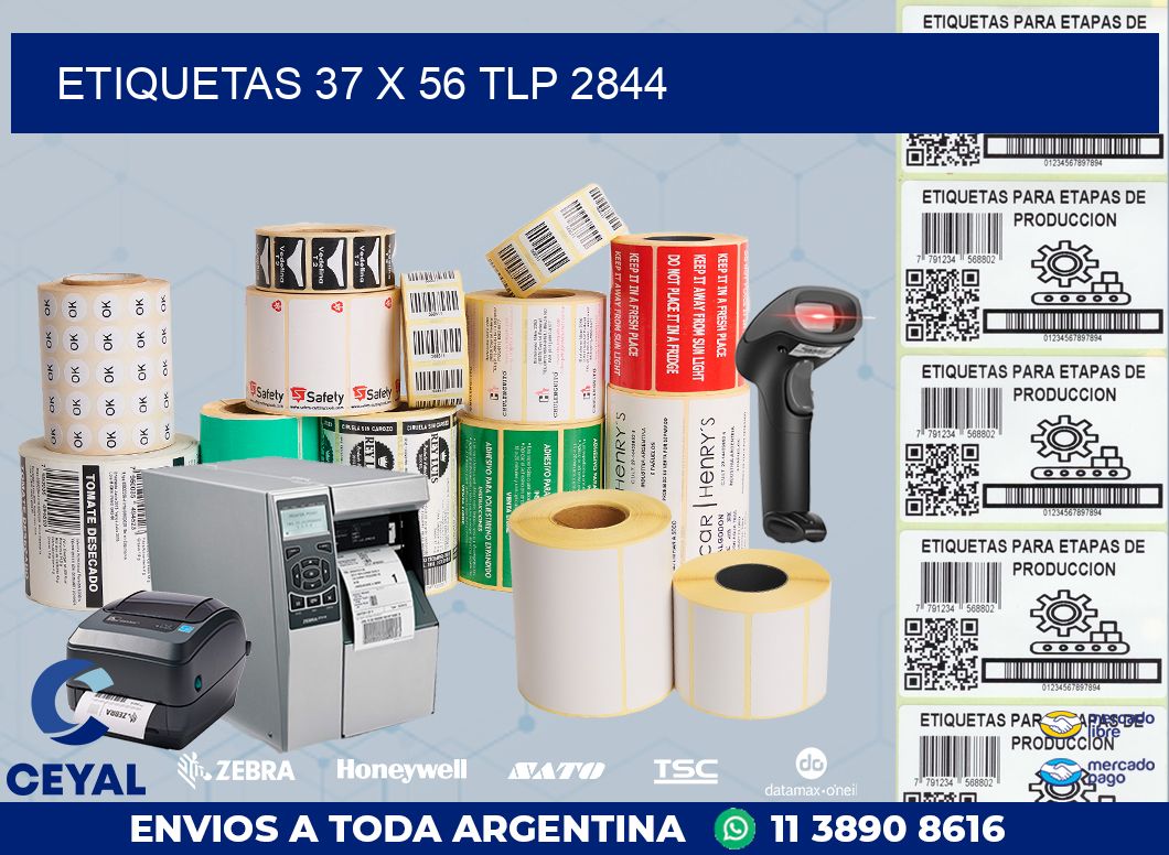 ETIQUETAS 37 x 56 TLP 2844