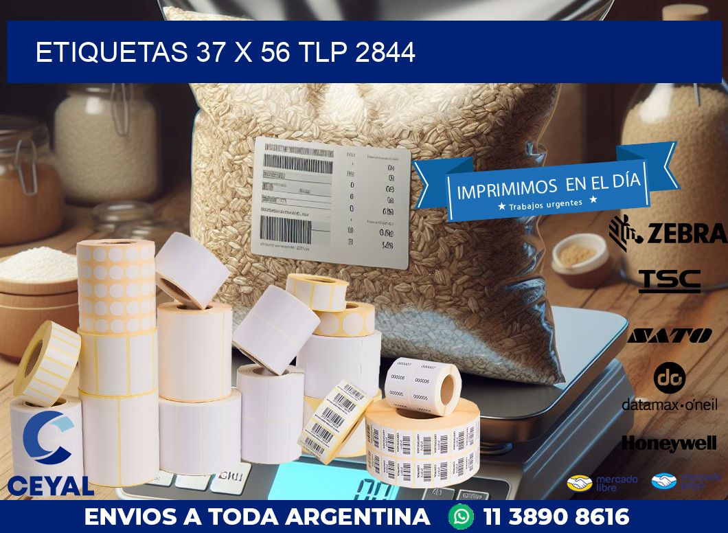 ETIQUETAS 37 x 56 TLP 2844
