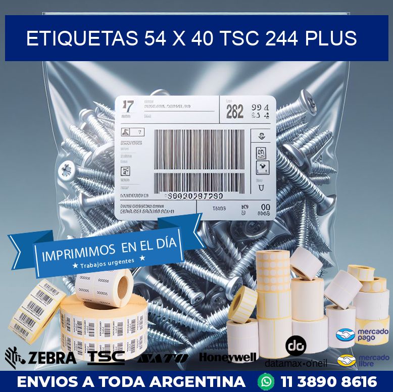 ETIQUETAS 54 x 40 TSC 244 PLUS