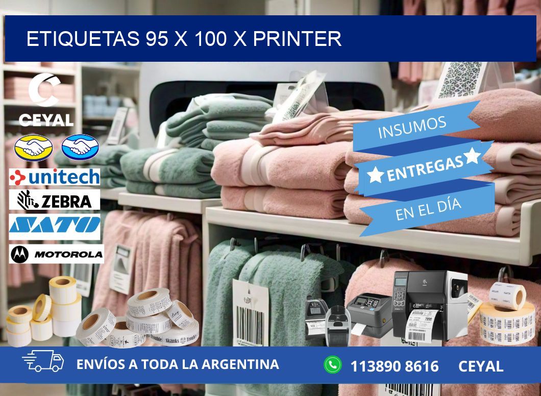 ETIQUETAS 95 x 100 X PRINTER