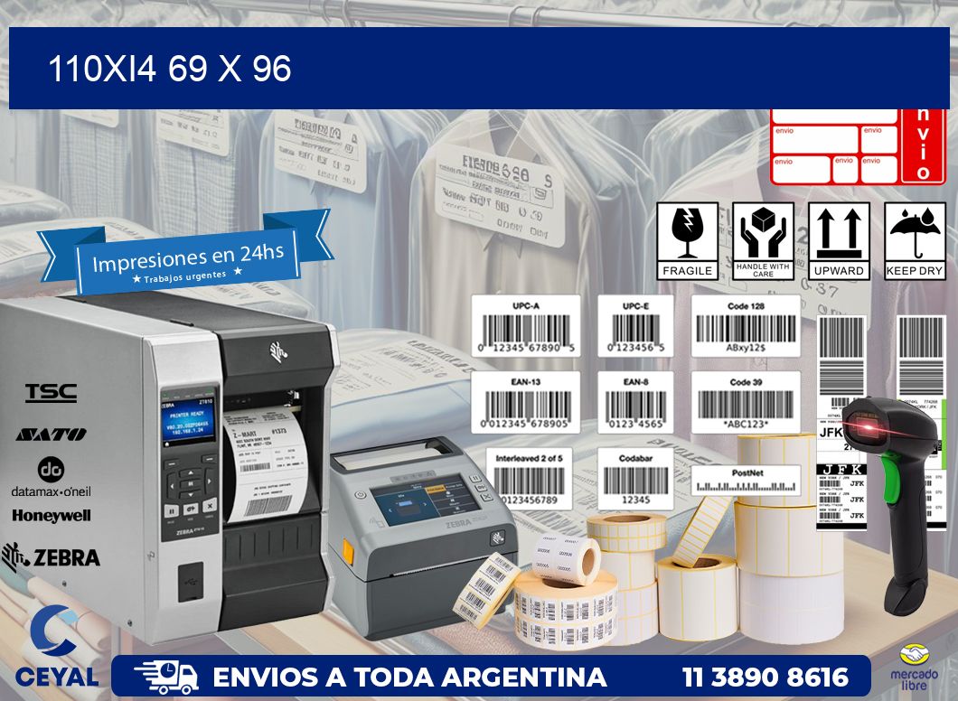 110Xi4 69 x 96