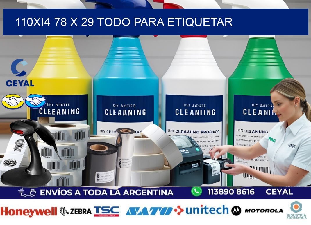 110Xi4 78 x 29 TODO PARA ETIQUETAR