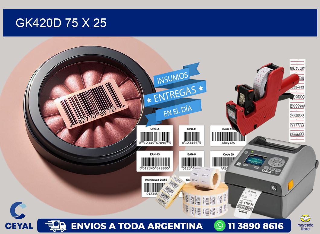 GK420D 75 x 25