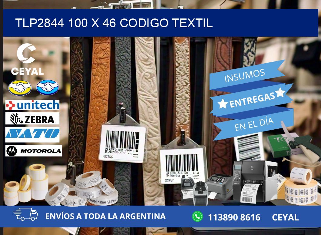 TLP2844 100 x 46 CODIGO TEXTIL