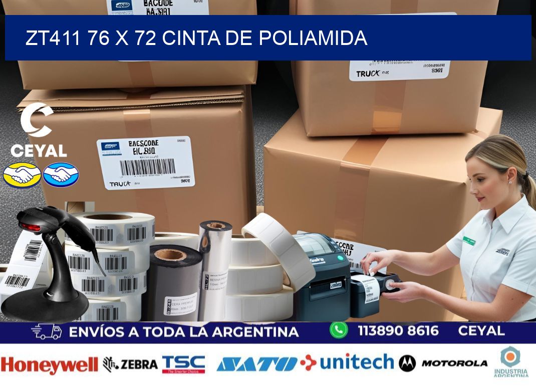 ZT411 76 x 72 CINTA DE POLIAMIDA