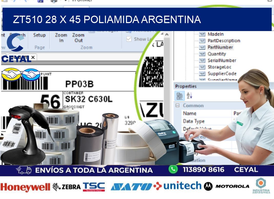 ZT510 28 x 45 POLIAMIDA ARGENTINA