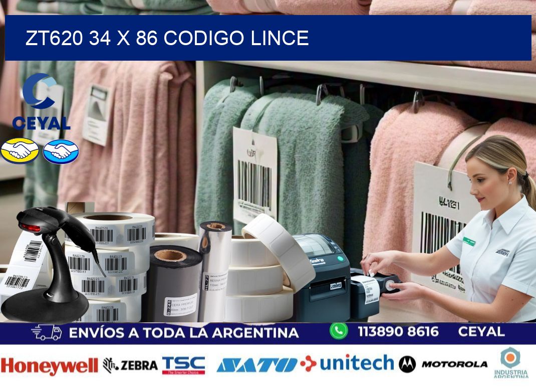 ZT620 34 x 86 CODIGO LINCE