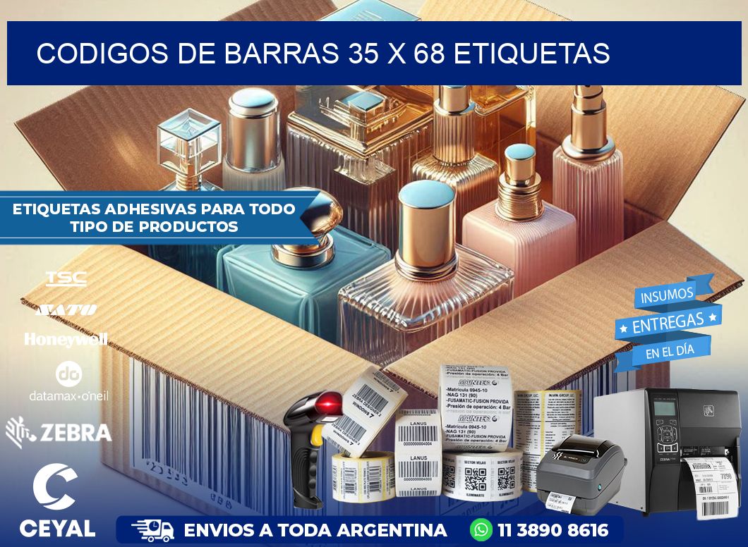 codigos de barras 35 x 68 etiquetas