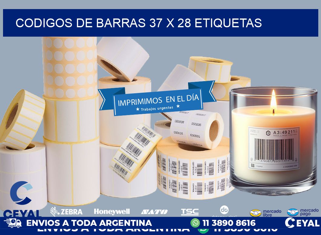 codigos de barras 37 x 28 etiquetas