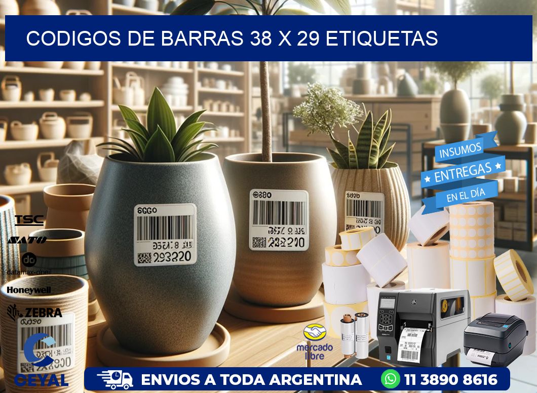 codigos de barras 38 x 29 etiquetas
