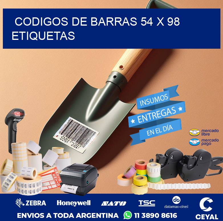 codigos de barras 54 x 98 etiquetas