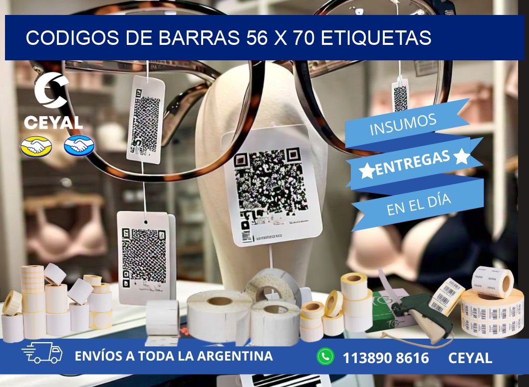 codigos de barras 56 x 70 etiquetas
