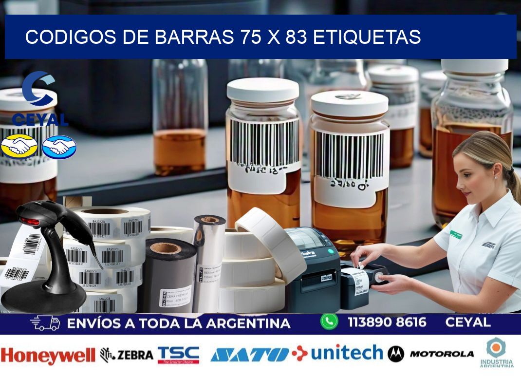 codigos de barras 75 x 83 etiquetas