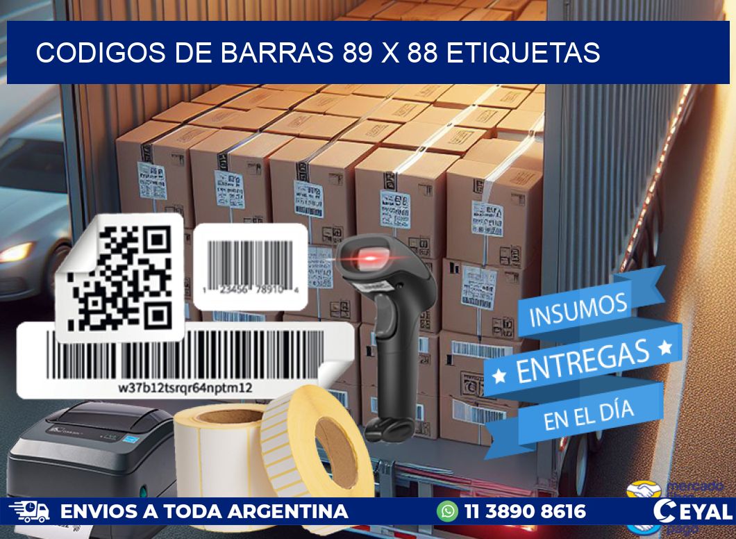 codigos de barras 89 x 88 etiquetas
