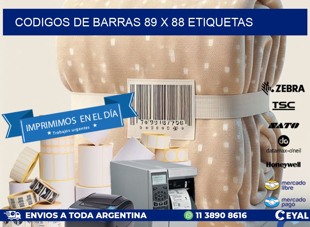 codigos de barras 89 x 88 etiquetas